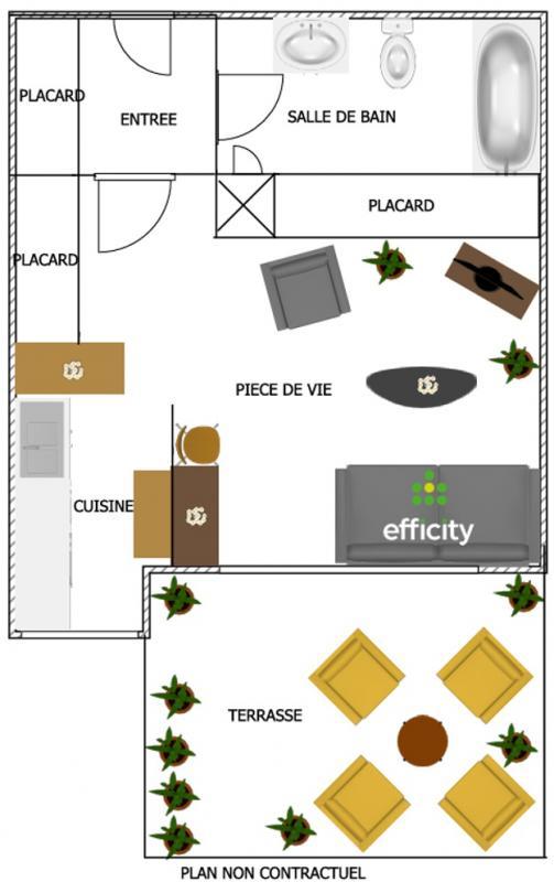 Appartement - 28 m² - 1 pièce