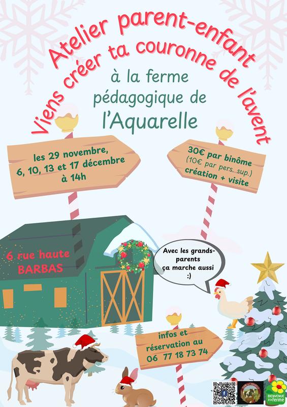 Atelier parent-enfant - Viens créer ta couronne de l'Avent