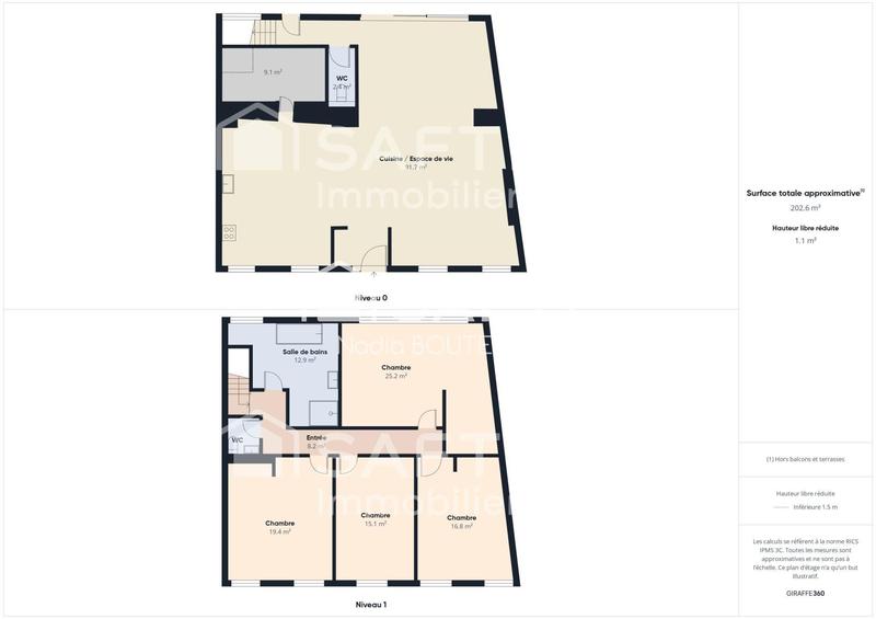 Maison - 205 m² - 6 pièces