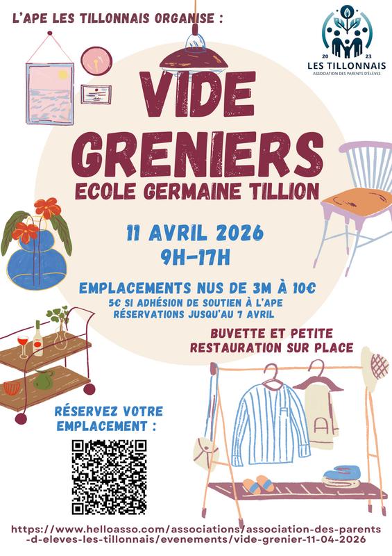 Vide-grenier de l'école germaine tillion