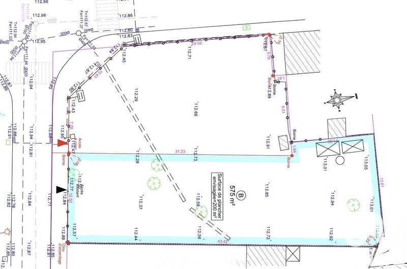 Terrain - 575 m²