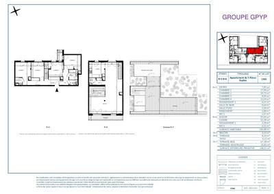 Duplex - 147 m² - 5 pièces