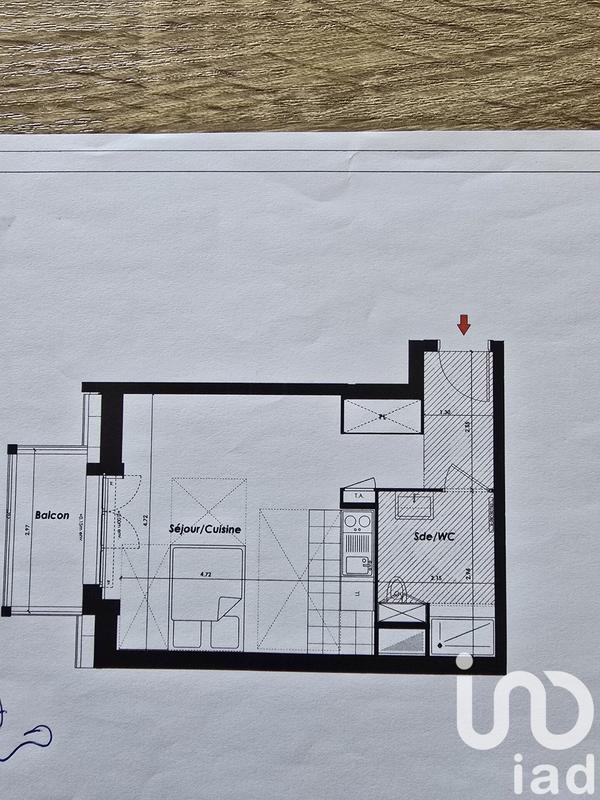 Appartement - 34 m² - 1 pièce