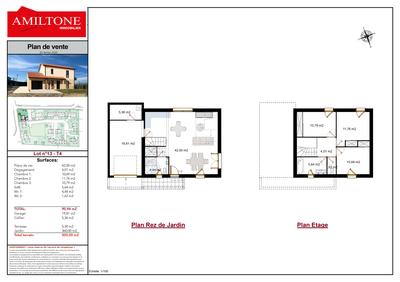 Maison - 91 m² - 4 pièces