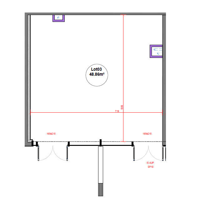 Local commercial - 48 m² - 1 pièce