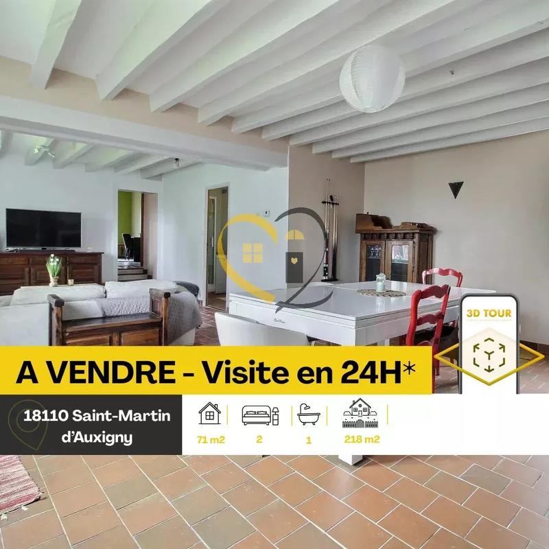 Maison - 71 m² - 3 pièces