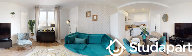 Chambre - 9 m² - 1 pièce