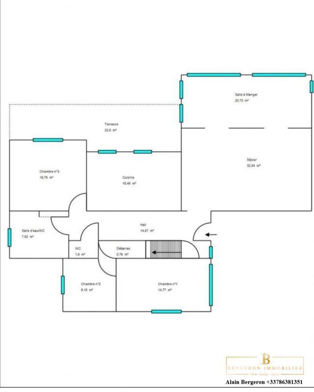 Maison - 185 m² - 5 pièces