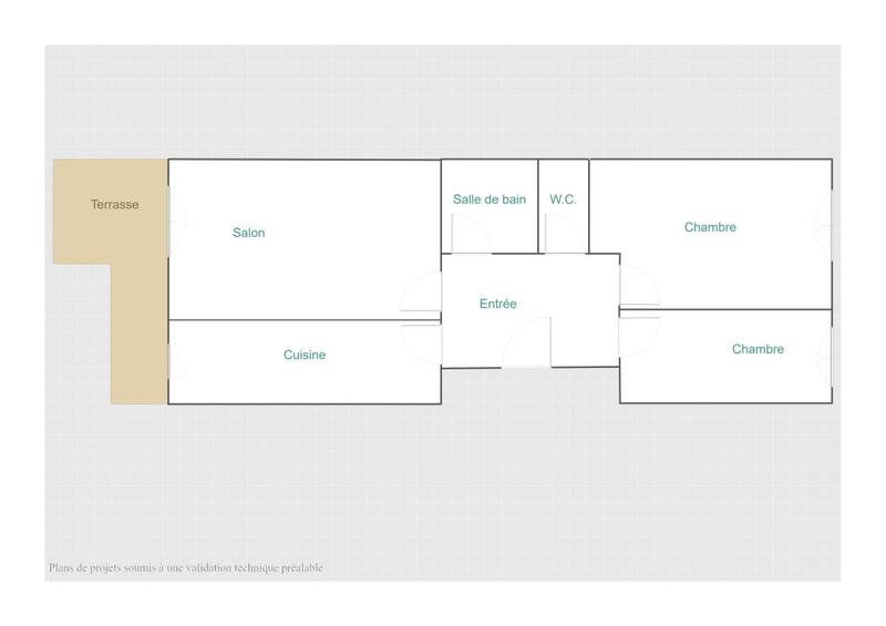 Appartement - 89 m² - 3 pièces