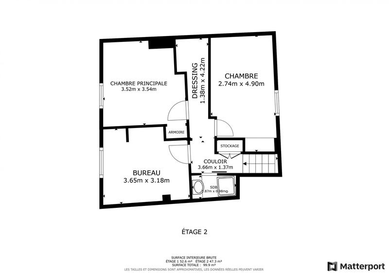 Maison - 86 m² - 5 pièces