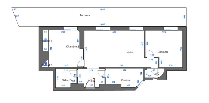 Appartement - 67 m² - 3 pièces