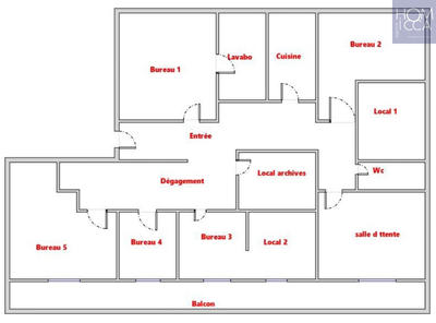 Local commercial - 120 m² - 6 pièces