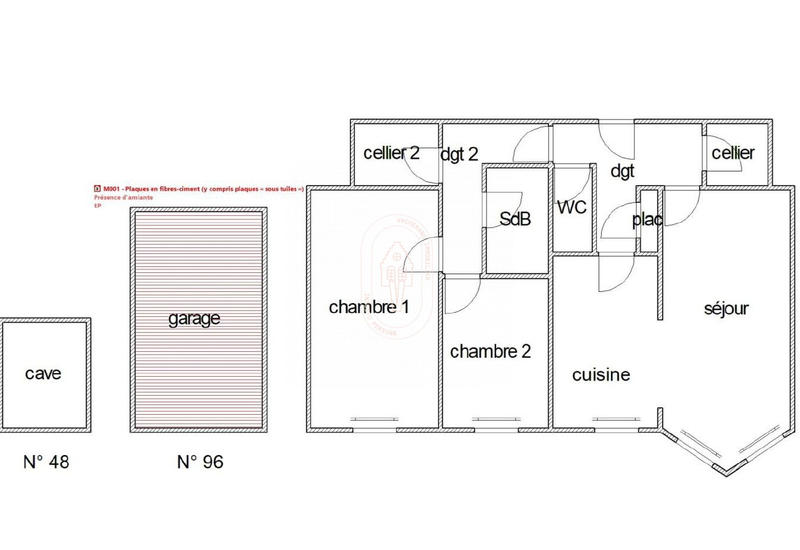 Appartement - 74 m² - 3 pièces