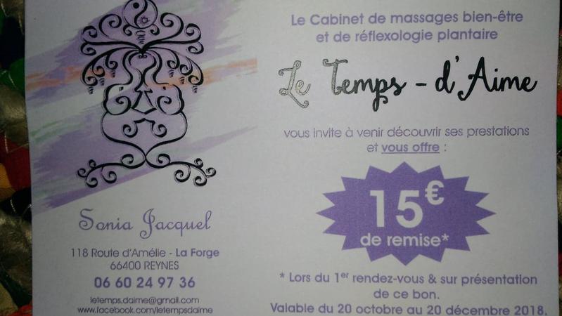 Le Temps-d'Aime: Massages &amp; réflexologie plantaire