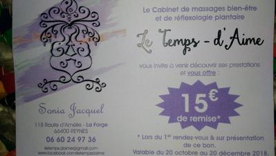 Le Temps-d'Aime: Massages &amp; réflexologie plantaire
