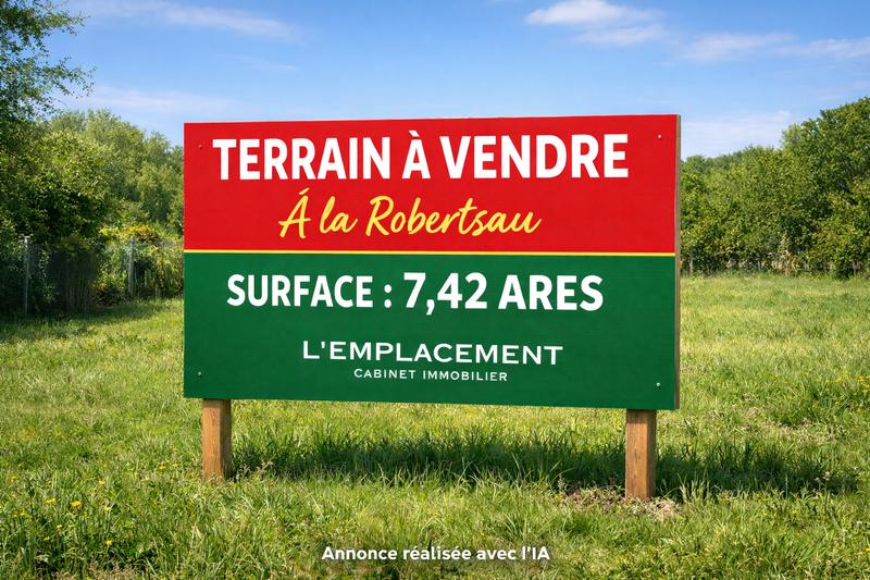 Terrain - 742 m²