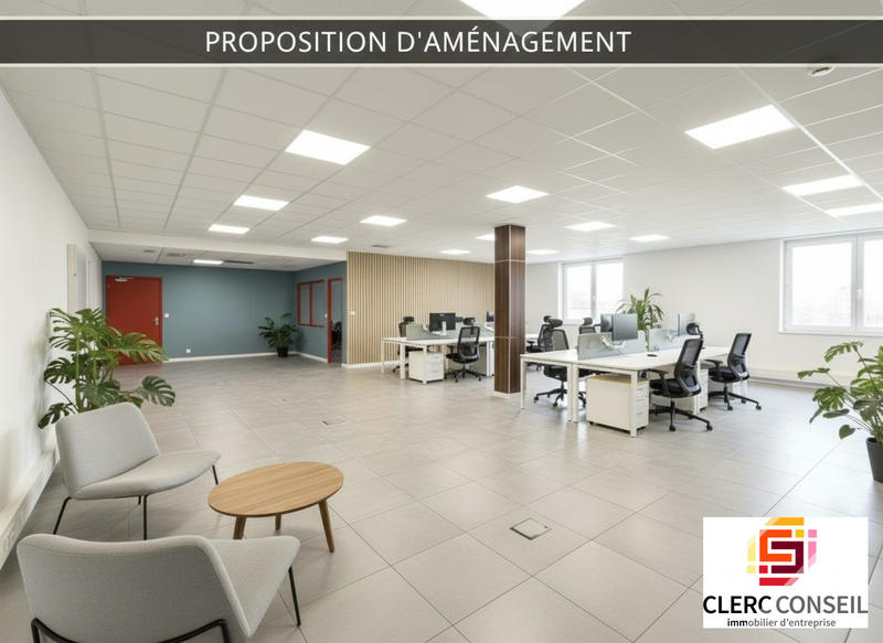 Bureau - 300 m² - 5 pièces
