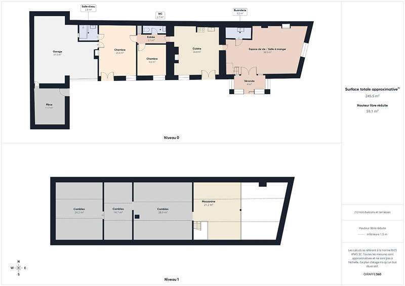 Maison - 127 m² - 4 pièces
