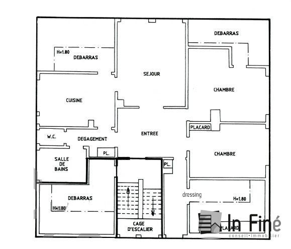 Appartement - 105 m² - 3 pièces