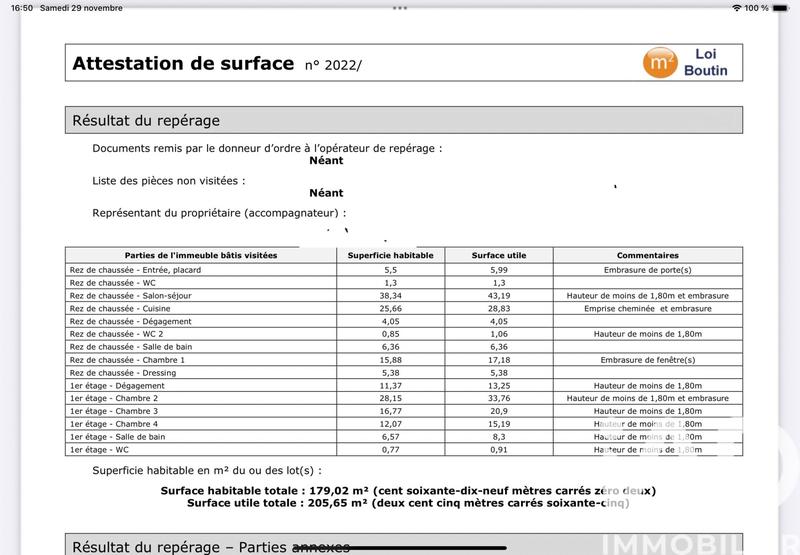 Maison - 206 m² - 8 pièces