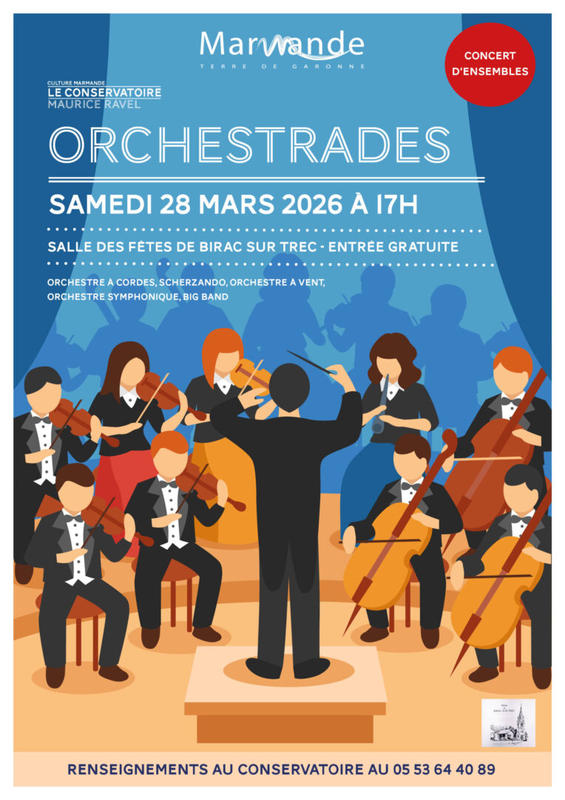 Concert d'ensembles"Orchestrades" - Conservatoire Maurice Ravel