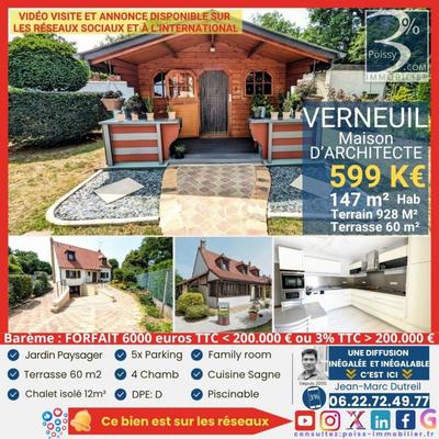 Maison - 147 m² - 5 pièces