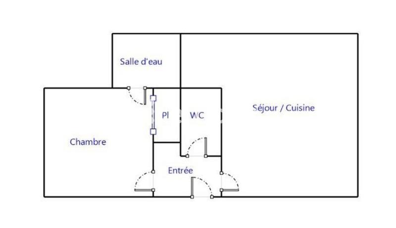 Appartement - 28 m² - 2 pièces