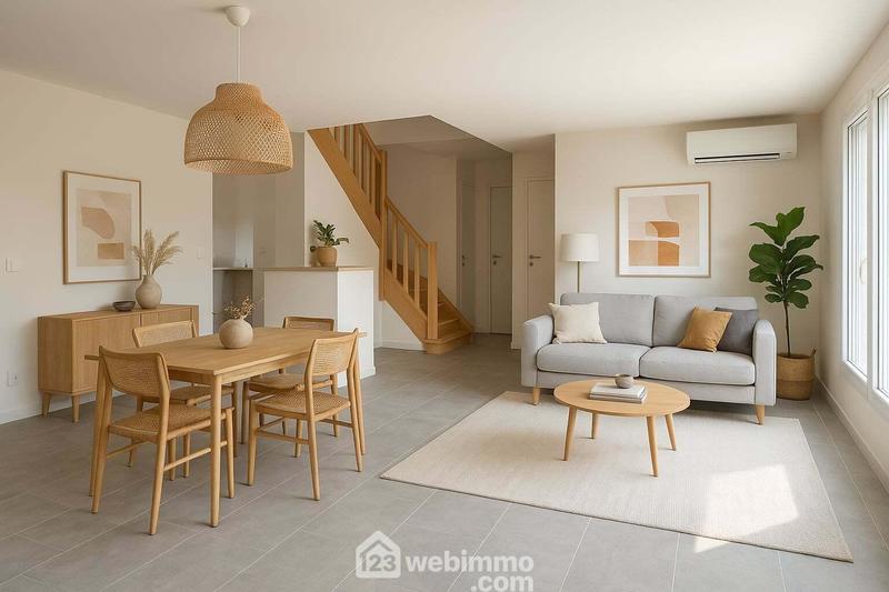 Maison - 90 m² - 4 pièces