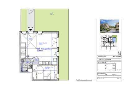 Appartement - 104 m² - 5 pièces