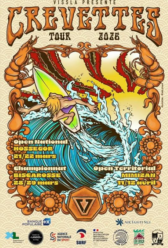 Vissla Crevette Tour 2026