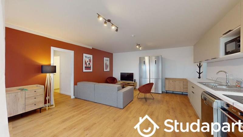 Chambre - 9 m² - 1 pièce