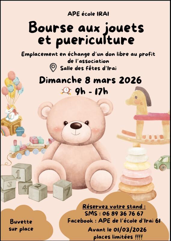 Bourse aux jouets - puériculture