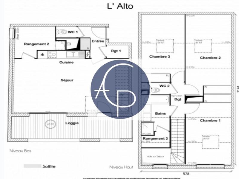 Appartement - 88 m² - 4 pièces