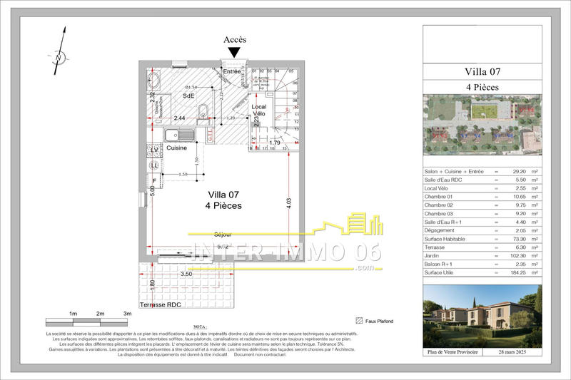 Villa - 73 m² - 4 pièces