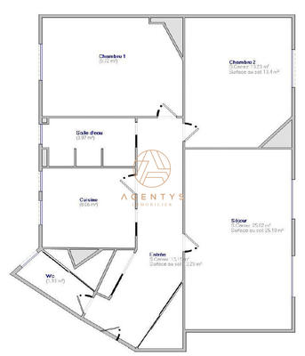 Appartement - 75 m² - 4 pièces