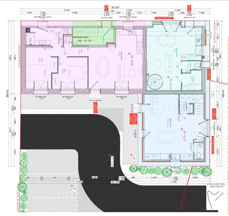 Duplex - 59 m² - 3 pièces
