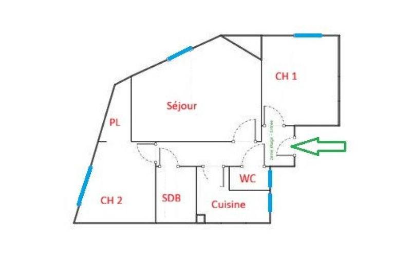 Appartement - 41 m² - 3 pièces