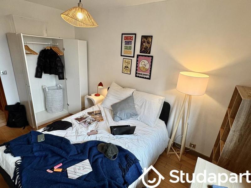 Chambre - 9 m² - 1 pièce