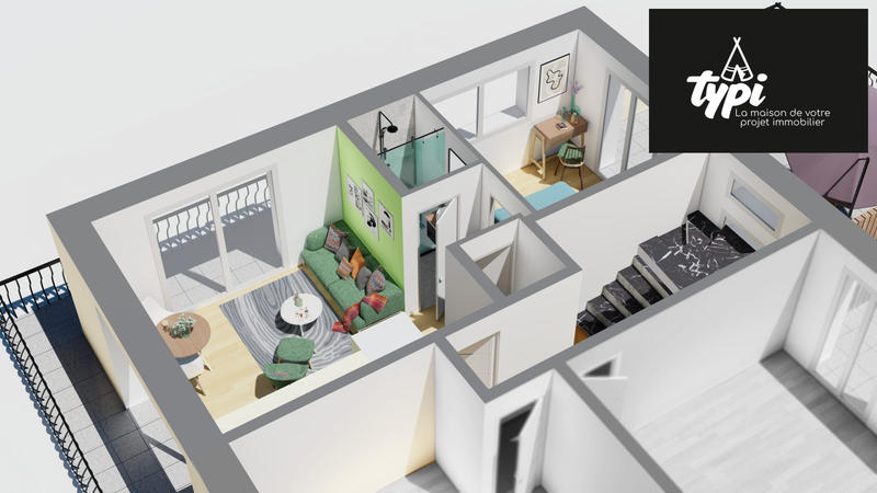 Appartement - 30 m² - 2 pièces