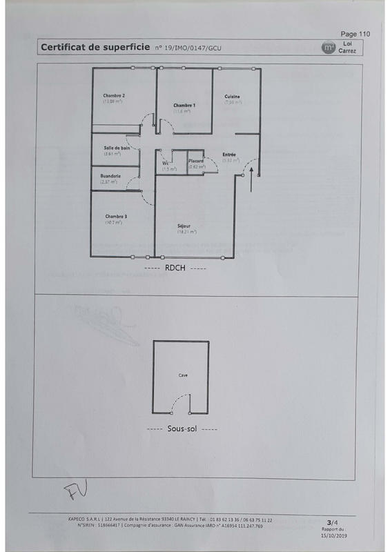 Appartement - 80 m² - 5 pièces