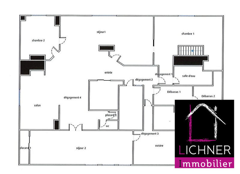 Appartement - 116 m² - 6 pièces