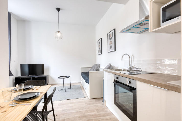 Studio - 21 m² - 1 pièce