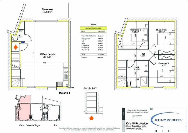 Maison - 81 m² - 5 pièces