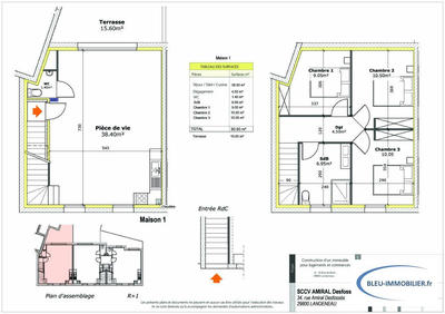 Maison - 81 m² - 5 pièces