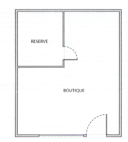 Magasins - 37 m² - 3 pièces