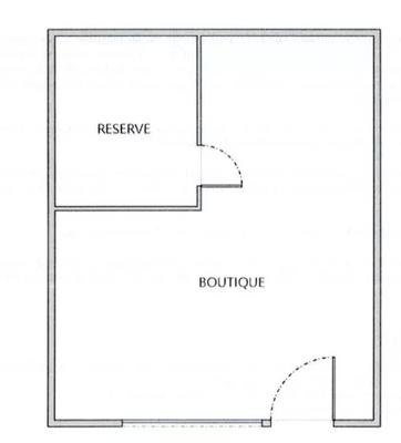 Magasins - 37 m² - 3 pièces
