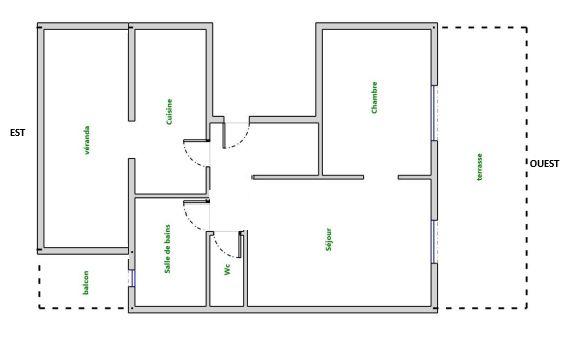 Appartement - 67 m² - 3 pièces