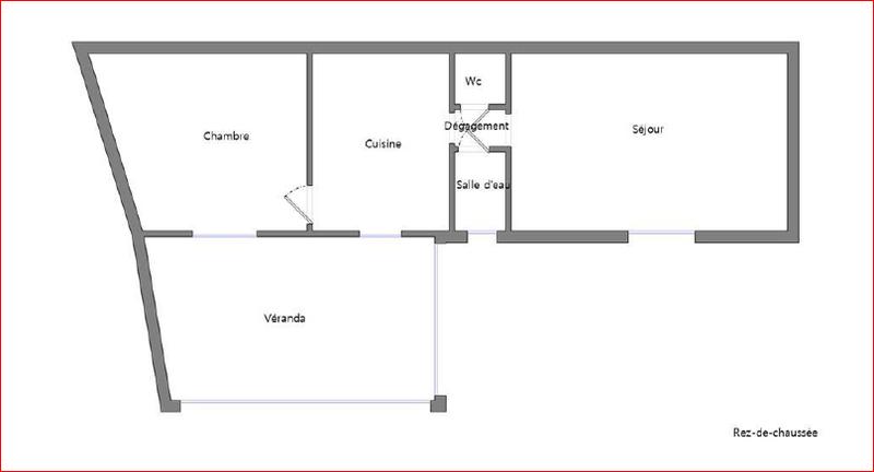 Maison - 66 m² - 2 pièces
