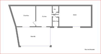 Maison - 66 m² - 2 pièces