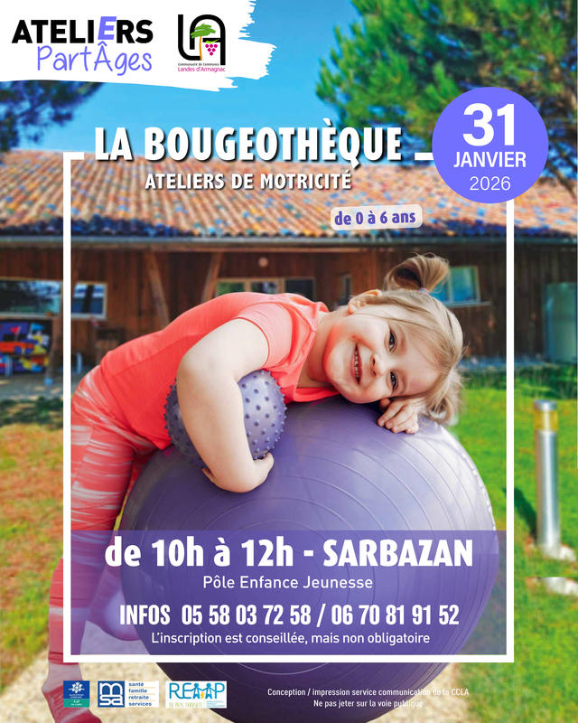 Ateliers Part'âges : la bougeothèque